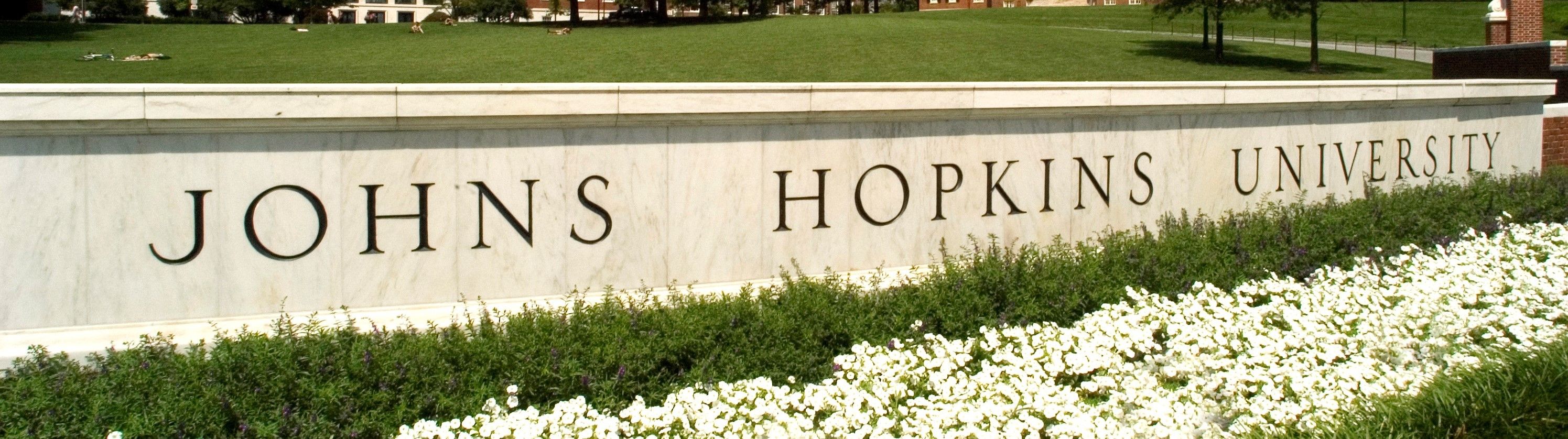 Johns Hopkins University Homewood Campus Entrance at Milton S Eisenhower Library