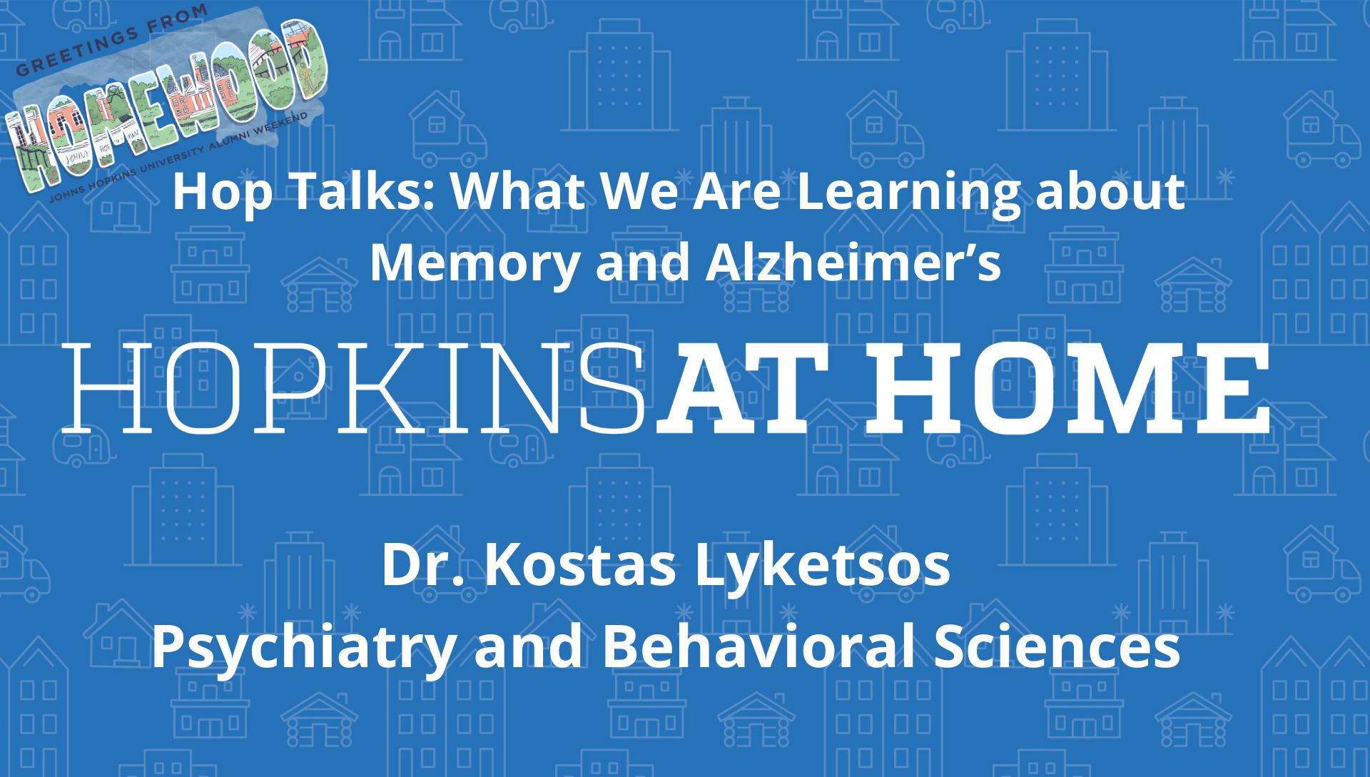 Intro graphic for Memory and Alzheimer's Hop Talk