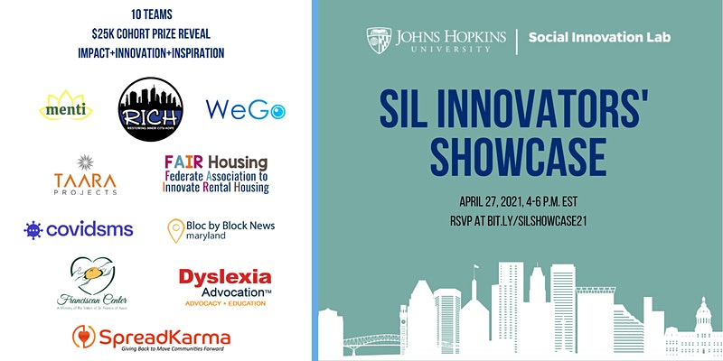 Social Innovation Lab Innovators' Showcase Celebration event 2021