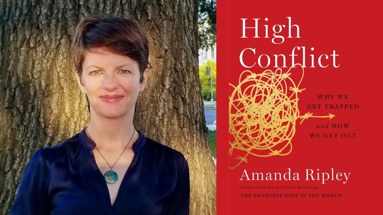 Photo of the author, Amanda Ripley, and her book cover.