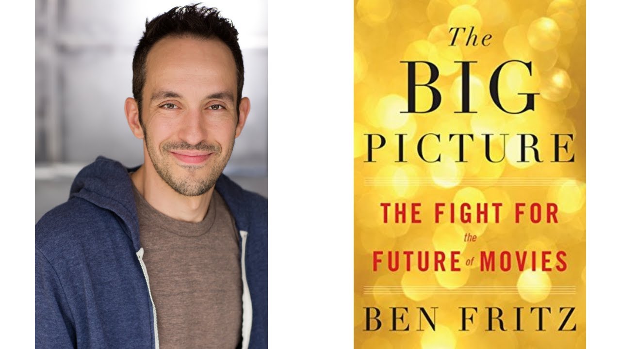 A photo of the author, Bem Fritz, and the cover of his book
