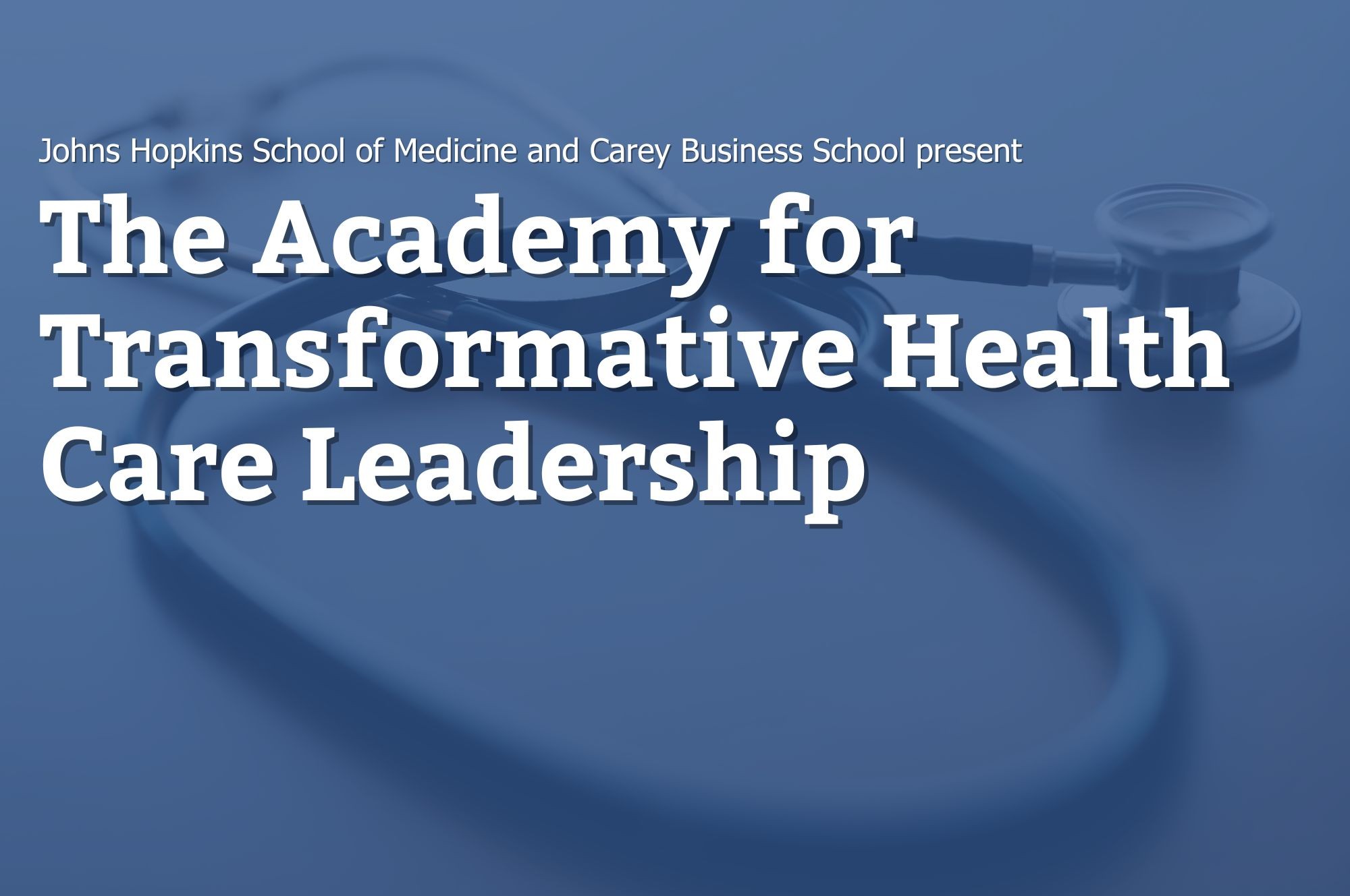 The Academy for Transformative Health Care Leadership Image