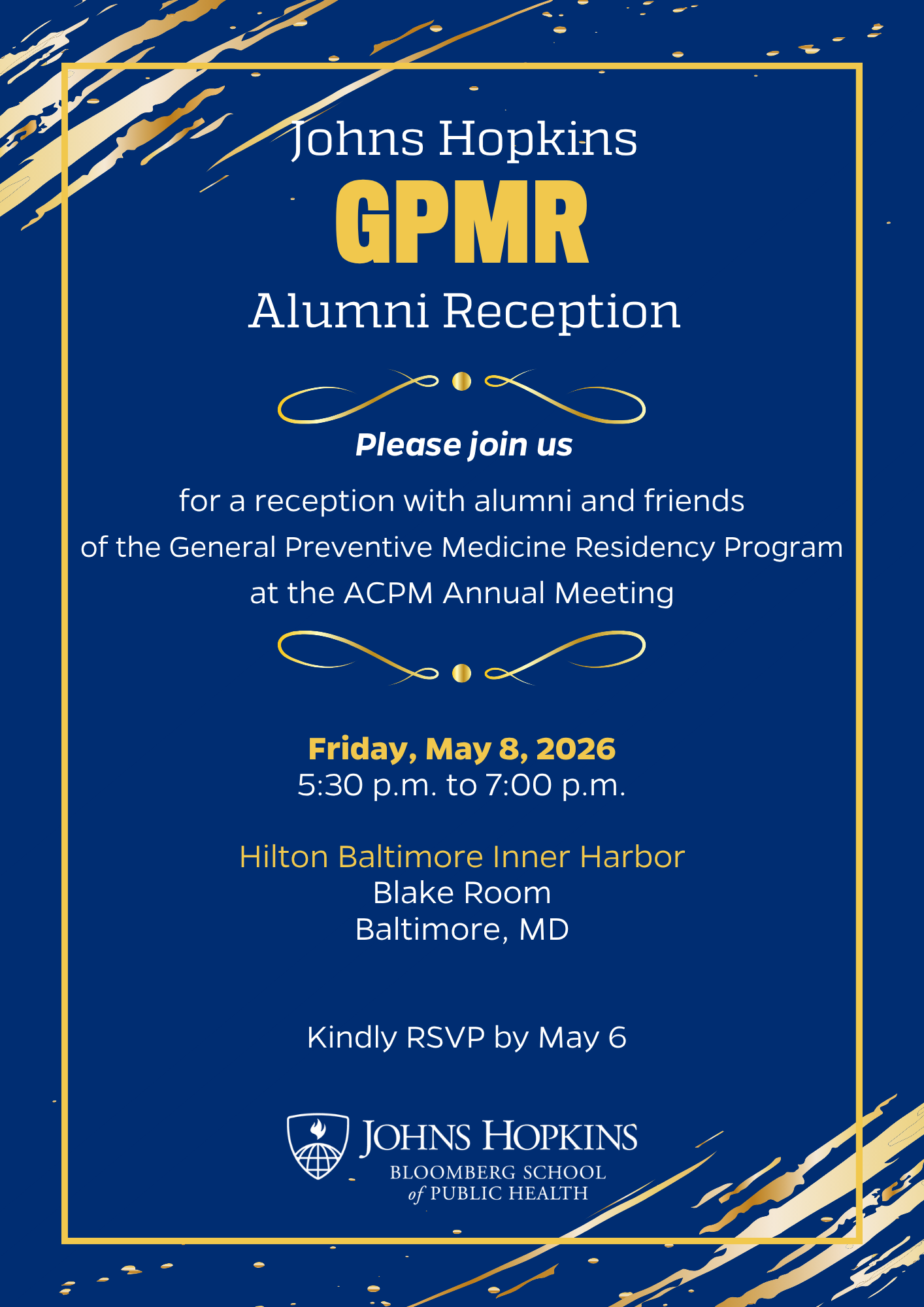 General Preventive Medicine Residency Reception Header Image