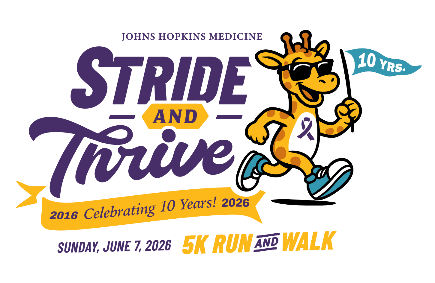 Johns Hopkins Medicine Stride and Thrive Logo