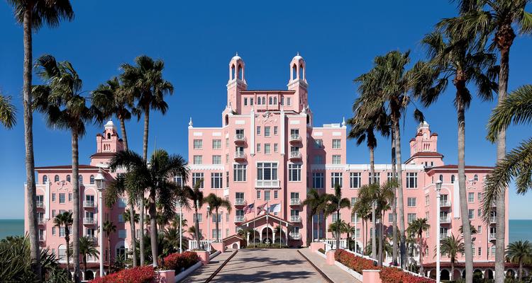 Tampa, FL:  Tour of The Don Cesar Hotel and Wine Tasting at The Rowe Bar