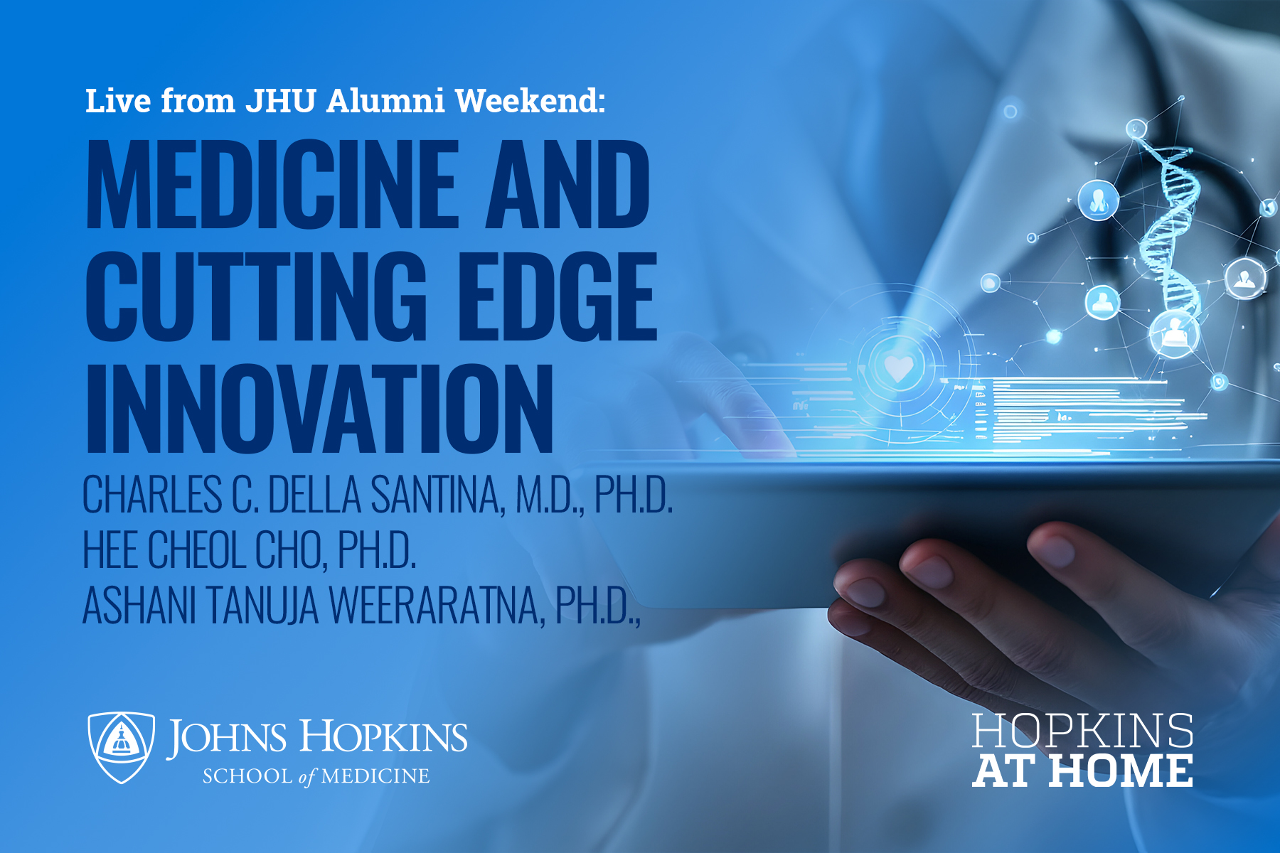 Hopkins at Home(wood) - Medicine and Cutting Edge Innovation Header Image