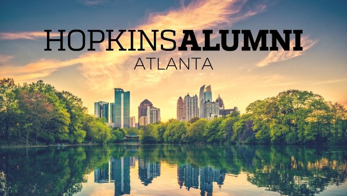 Atlanta skyline, Hopkins Alumni Atlanta