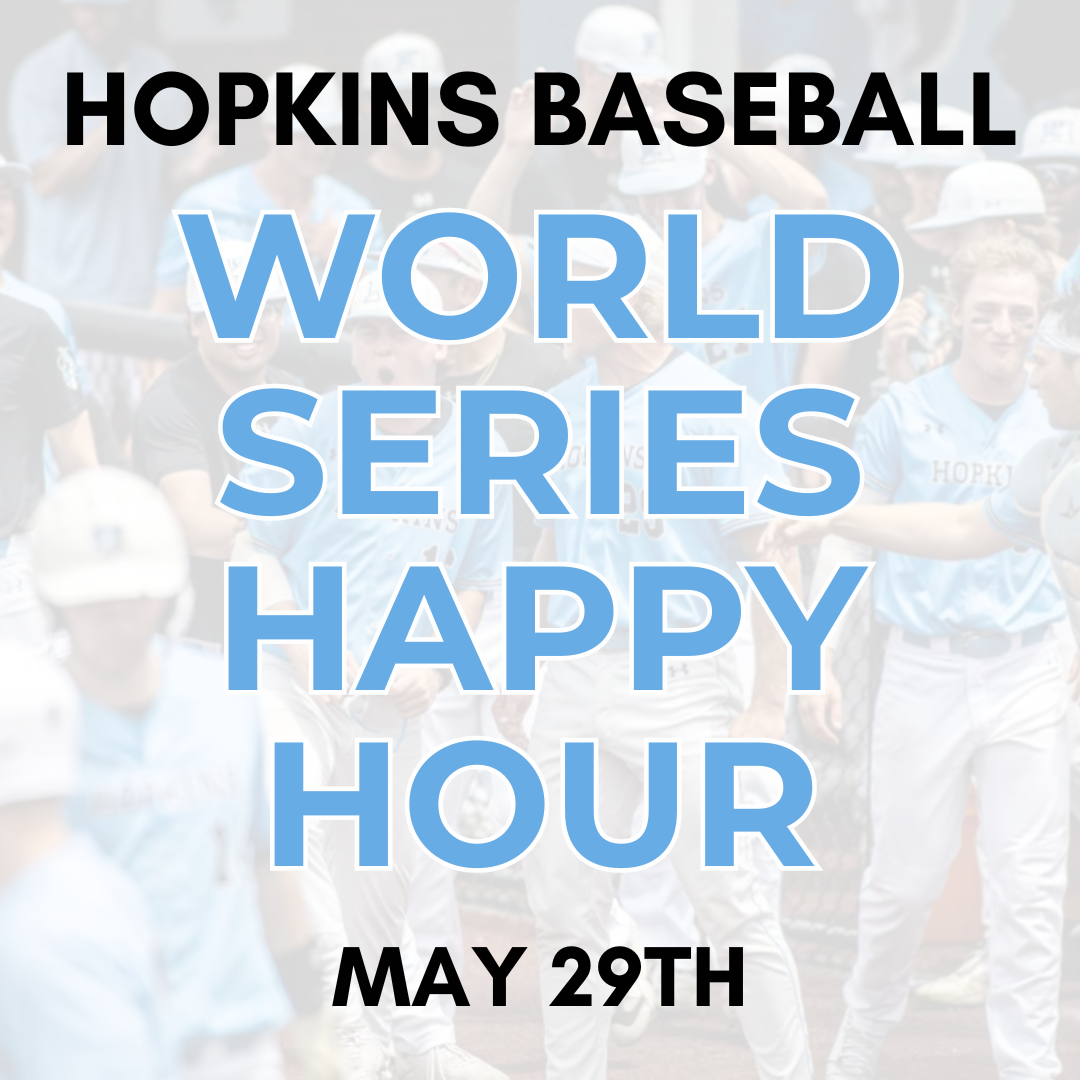 Baseball World Series Happy Hour Header Image