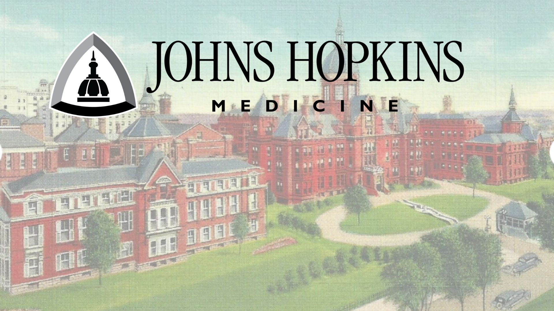 Vintage Image of Johns Hopkins Hospital 