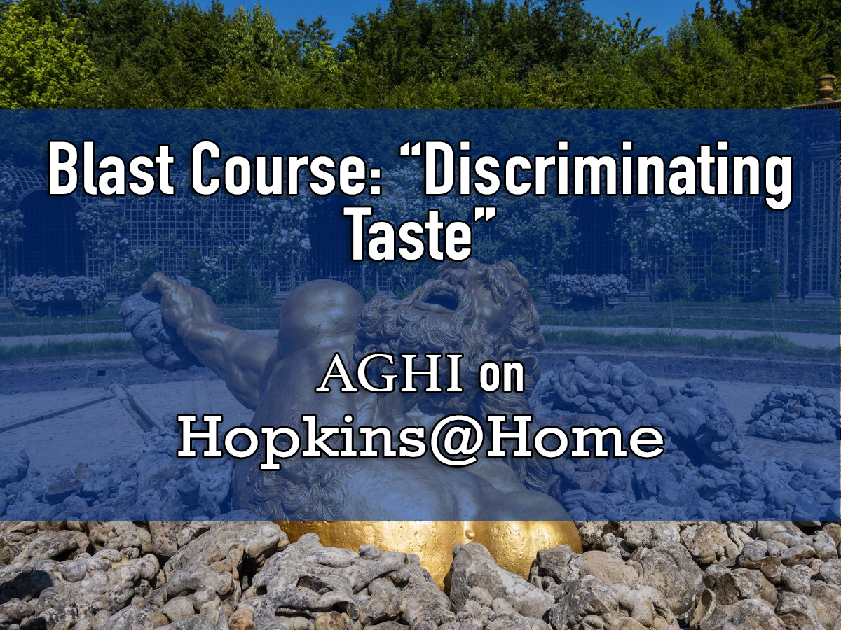 Blast Course: "Discriminating Taste: Understanding the French Approach to Fashion, Conversation, Food, and Art"