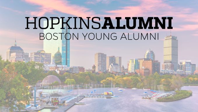 Boston Skyline with Hopkins Alumni 