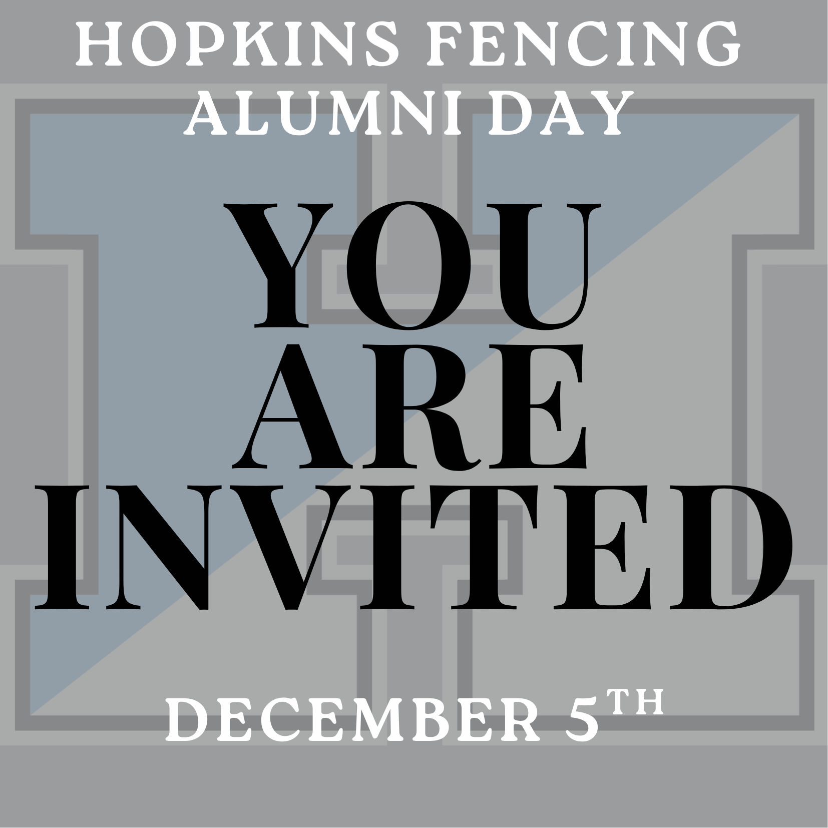 Fencing Alumni Day Header Image