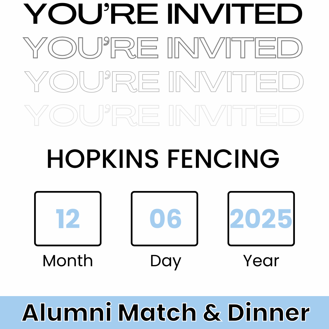Fencing Alumni Day Header Image
