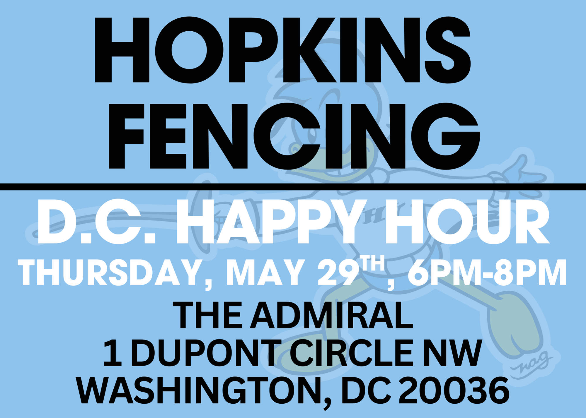 Hopkins Fencing D.C. Happy Hour