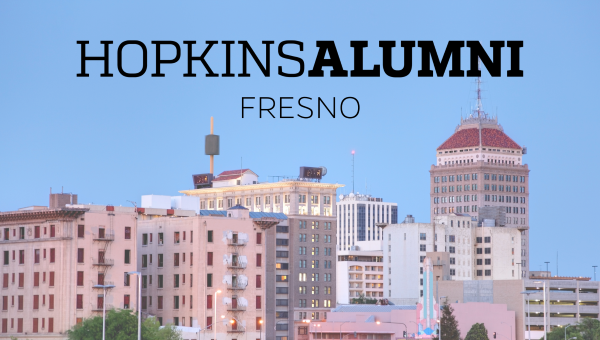 Fresno skyline with HopkinsAlumni 