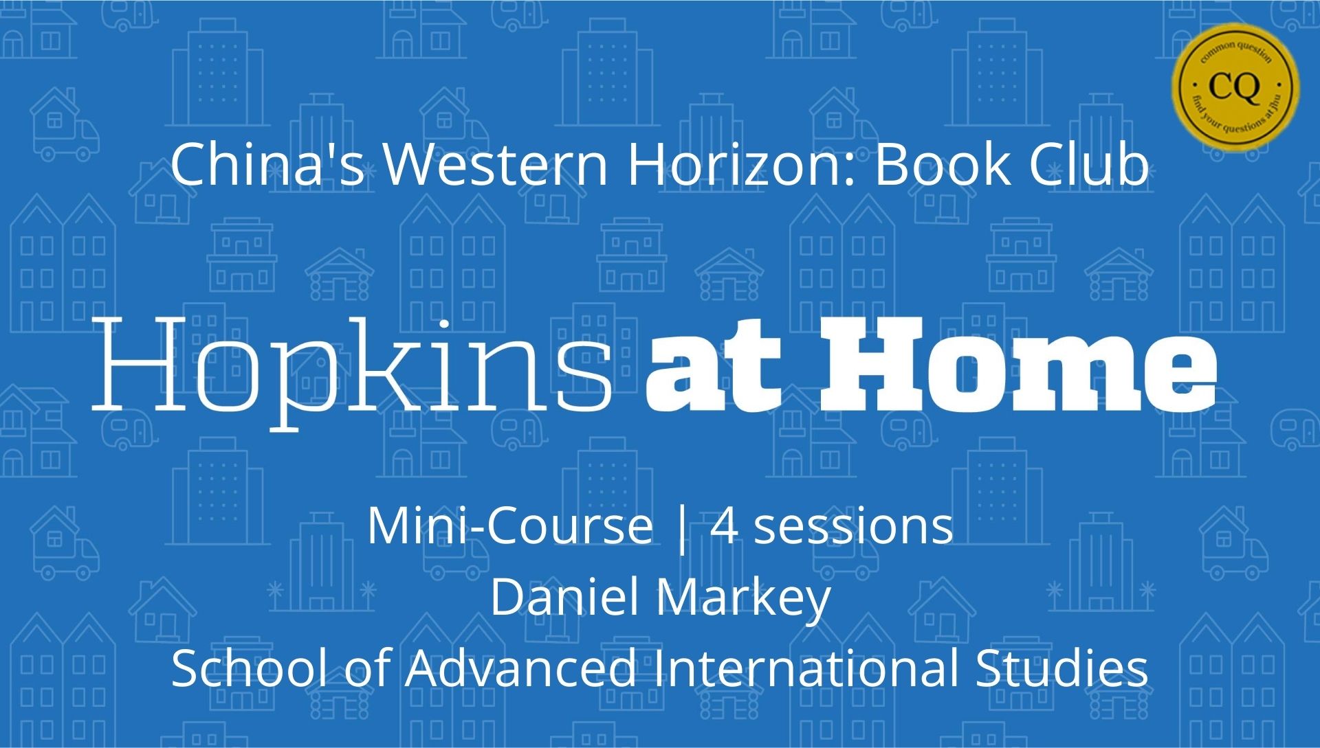 China's Western Horizon: Book Club