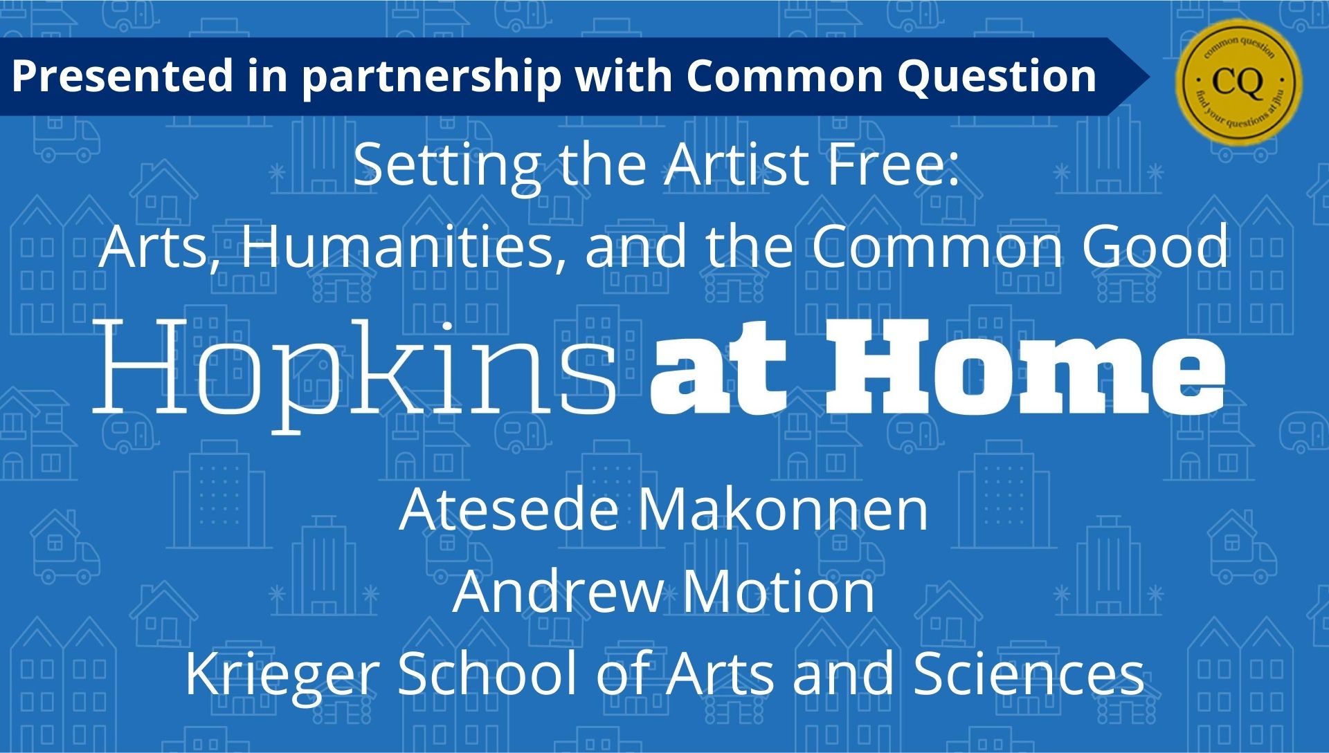 Setting the Artist Free: Arts, Humanities, and the Common Good