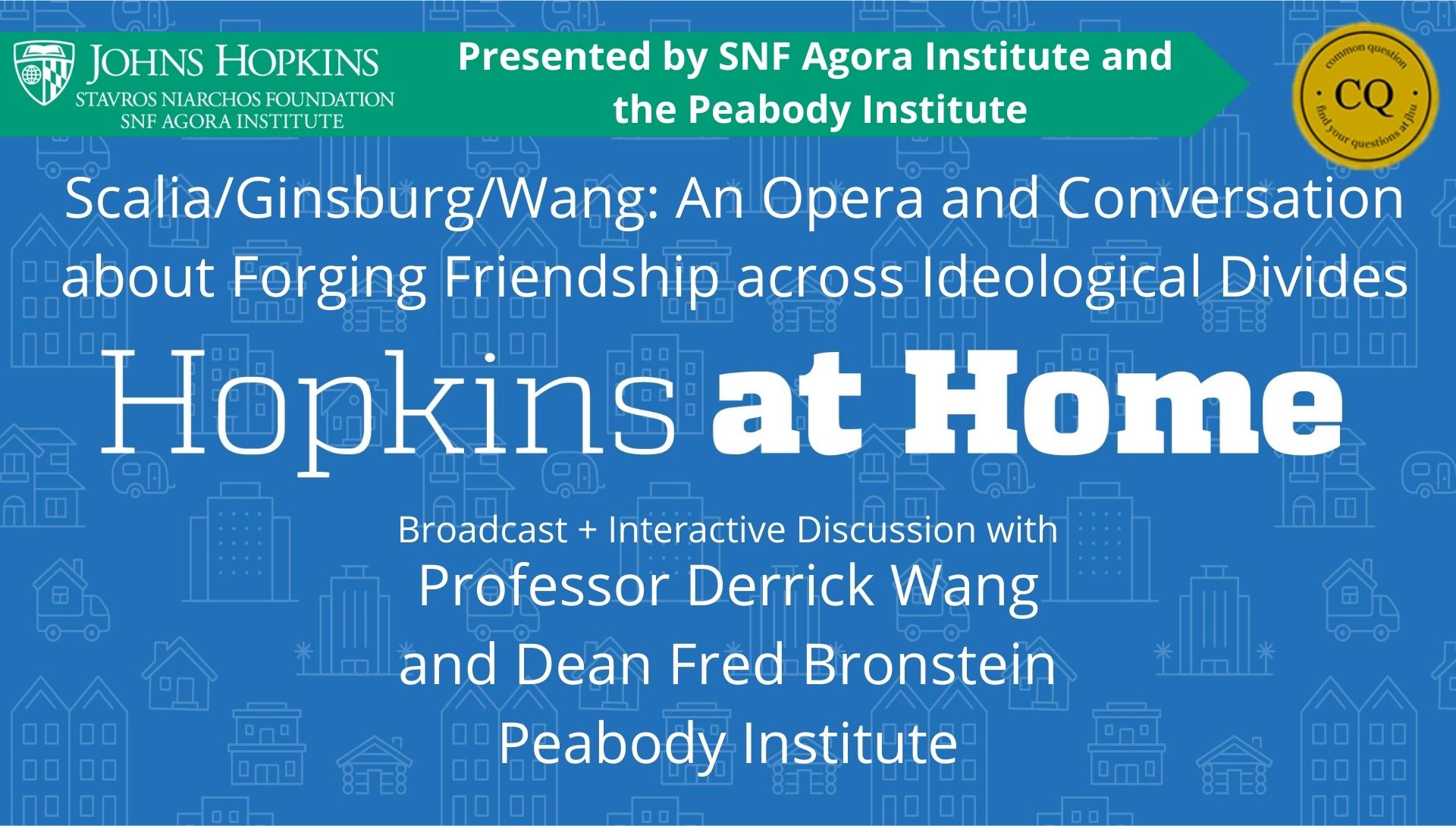 Scalia/Ginsburg/Wang: An Opera and Conversation about Forging Friendship across Ideological Divides