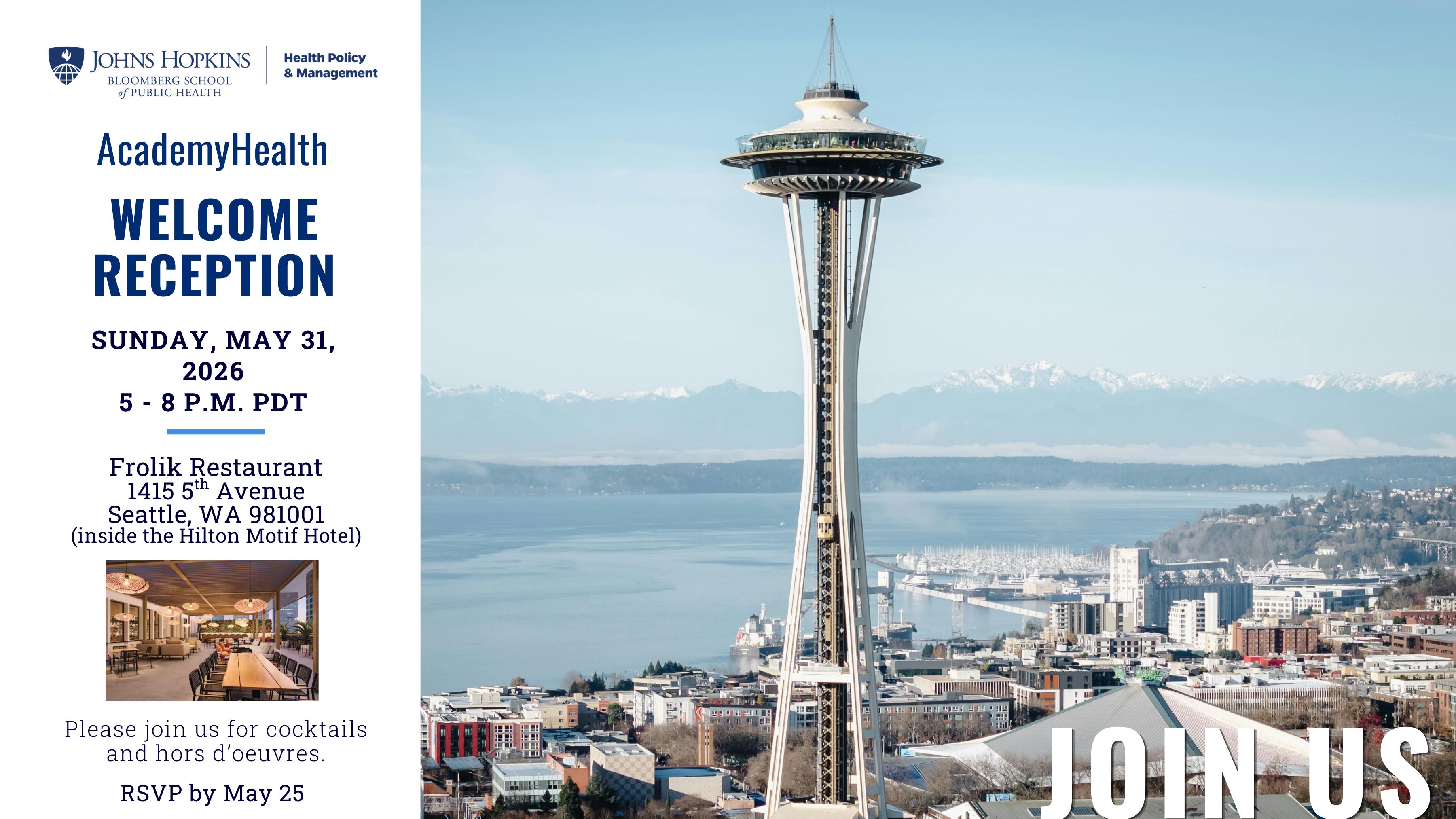 Academy Health Welcome Reception Header Image