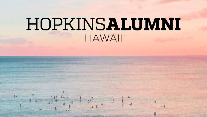 Hawaii skyline, Hopkins Alumni 