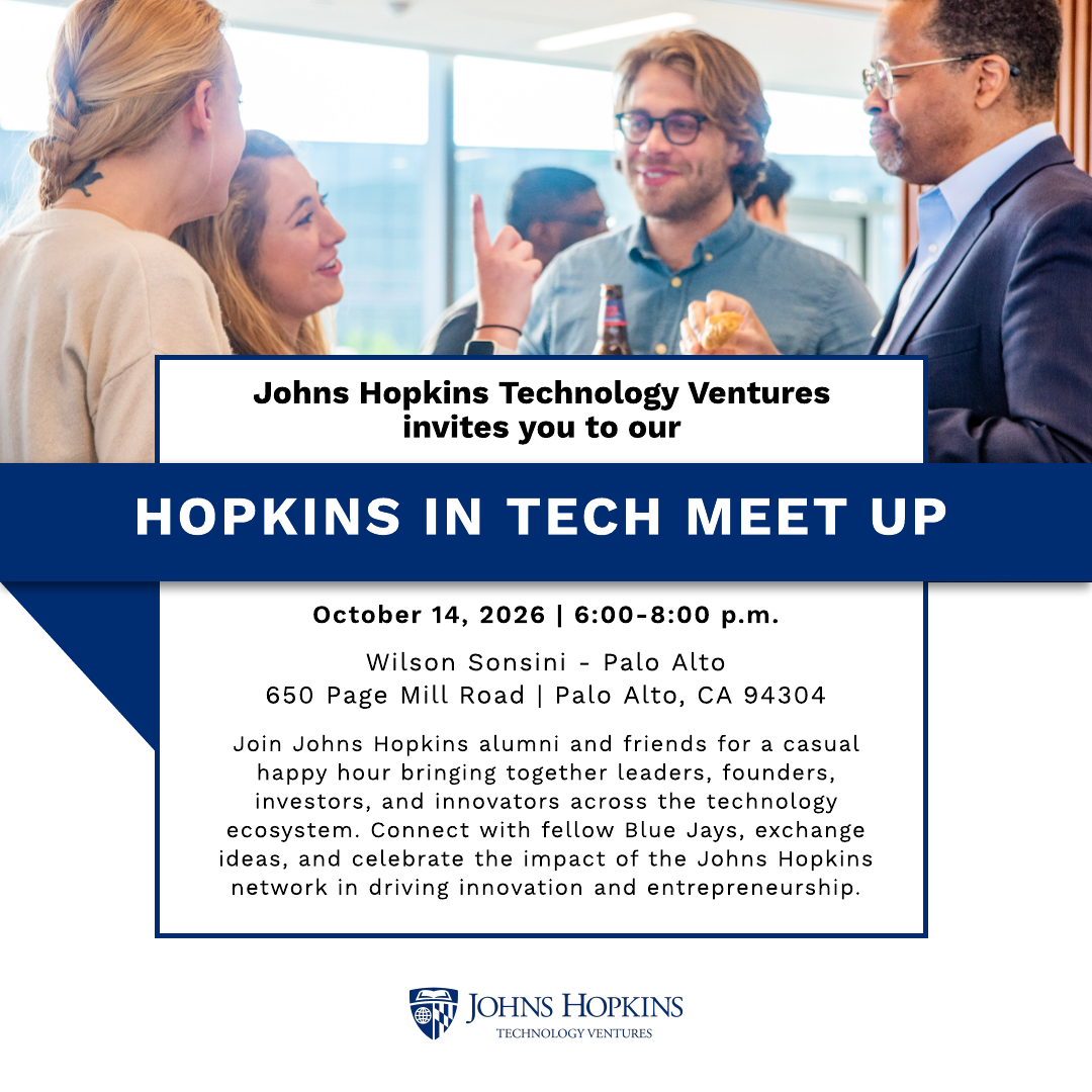 Hopkins in Tech Meet Up: Palo Alto header image