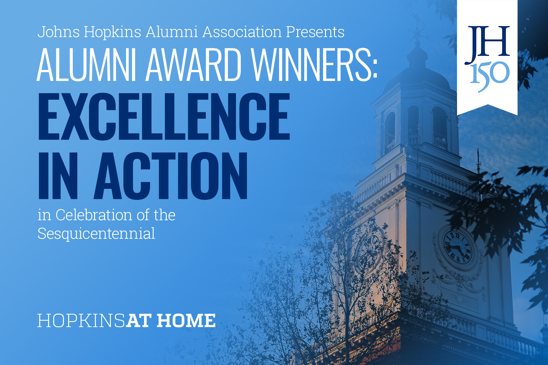 JHU Alumi Association Award Winners: Excellence in Action Header Image