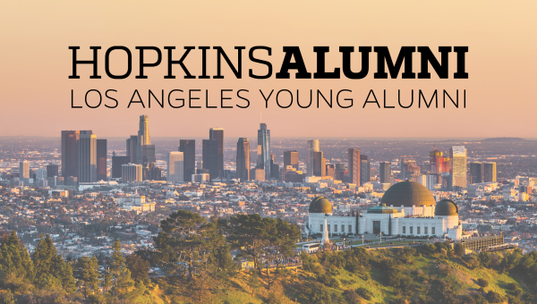 Los Angeles skyline, LA Young Alumni 