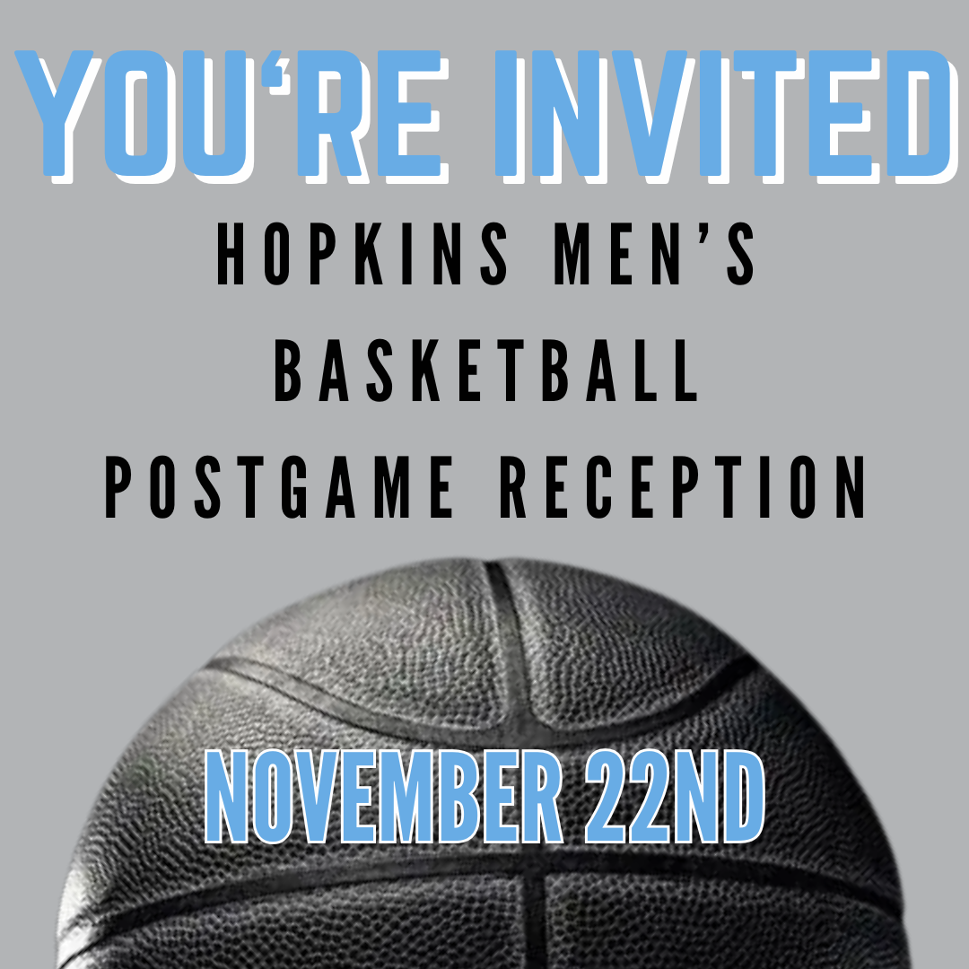 Men's Basketball Postgame Reception Header Image