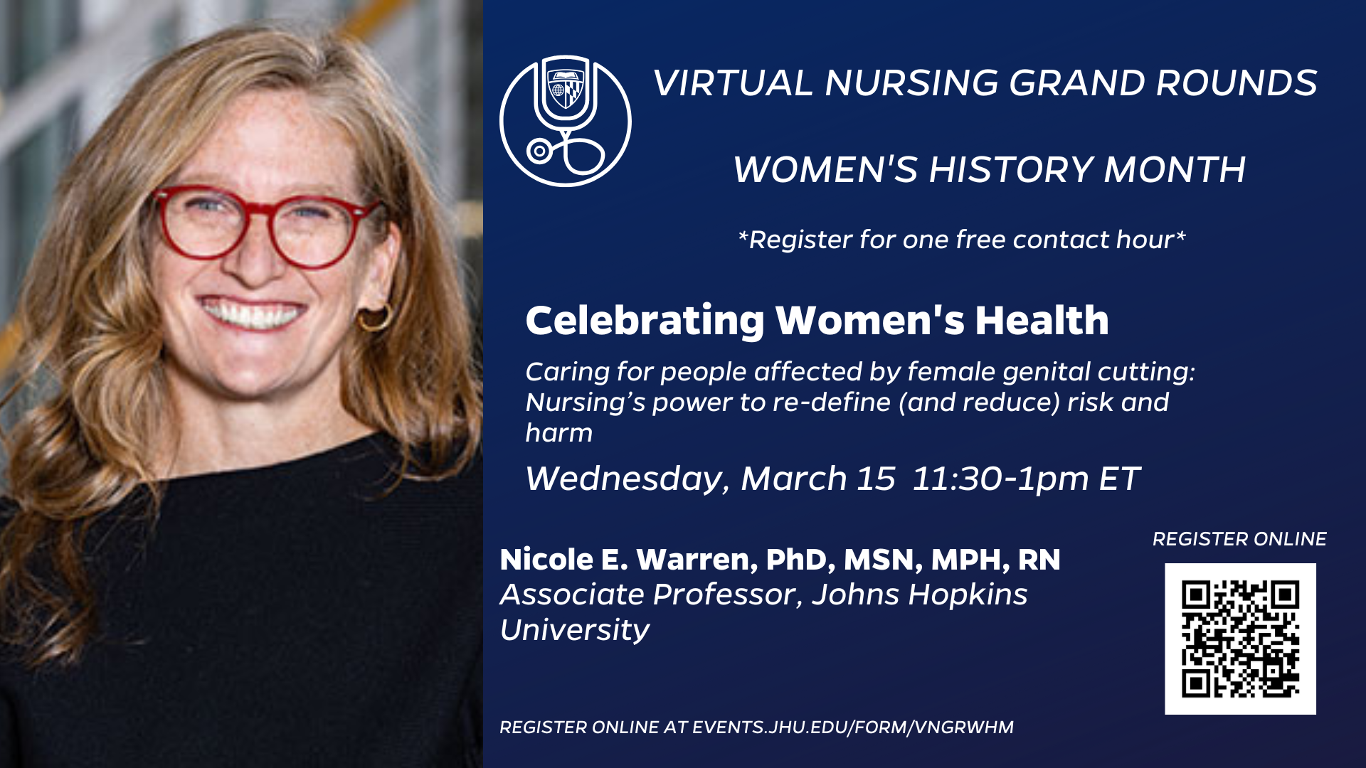 JHSON Virtual Nursing Grand Rounds: Celebrating Women's Health