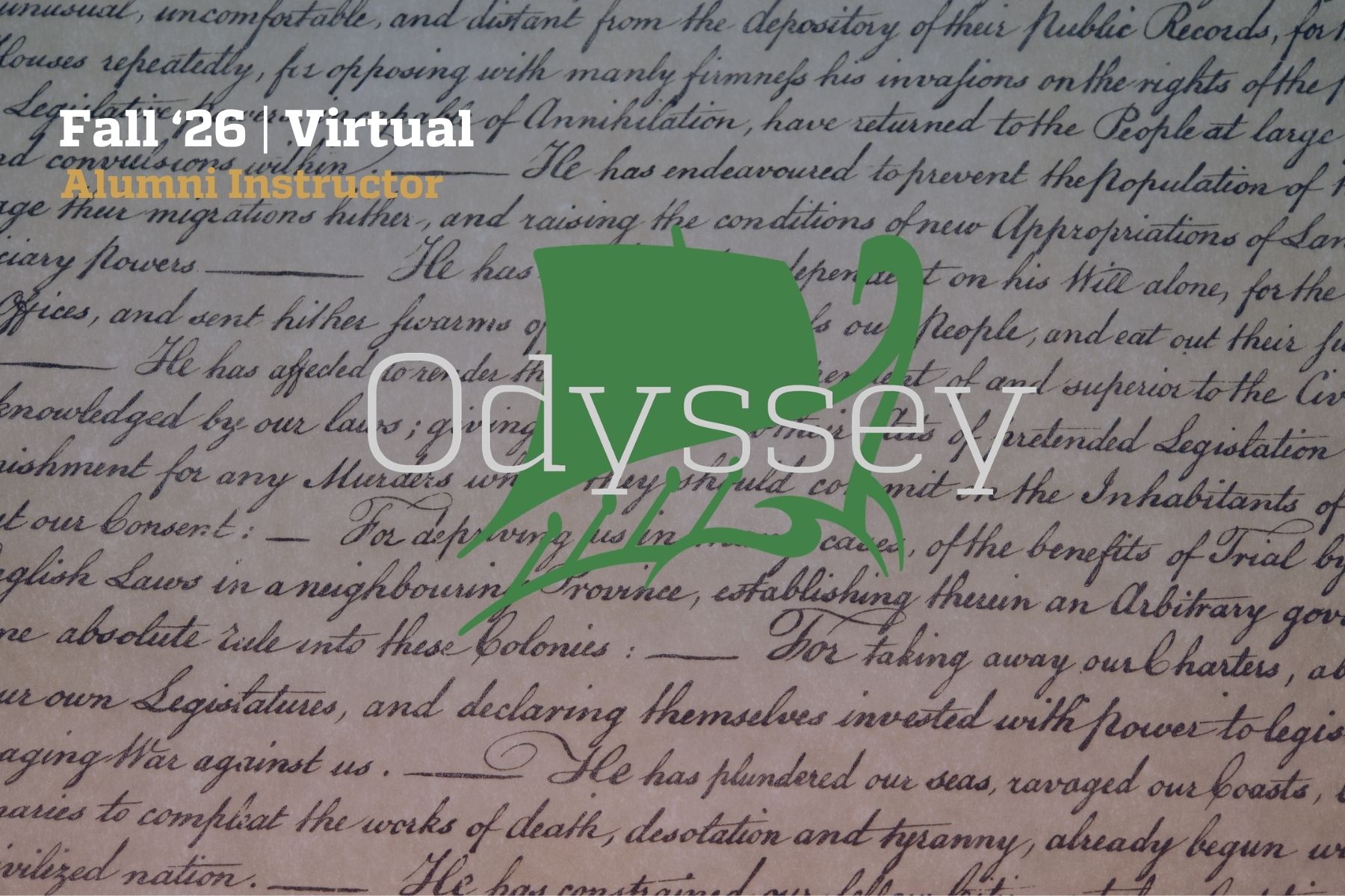 A Study of State Constitutions with Kay Mathers, A&S, '26 (MA) Header Image