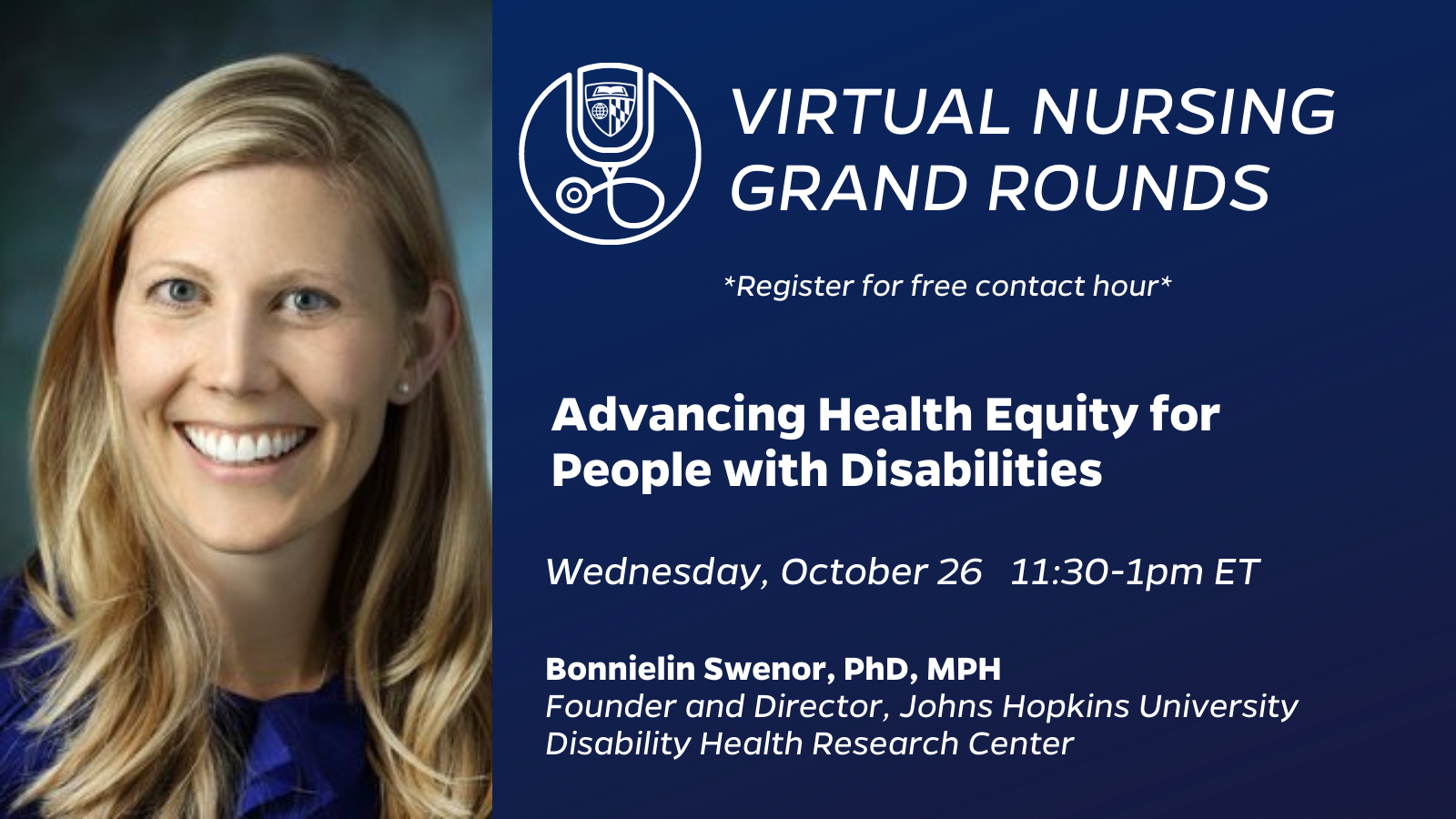 Virtual Nursing Grand Rounds: Advancing Health Equity for People with Disabilities