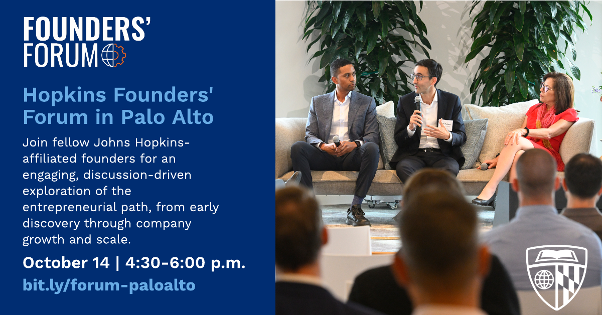 Hopkins Founders' Forum in Palo Alto Header Image