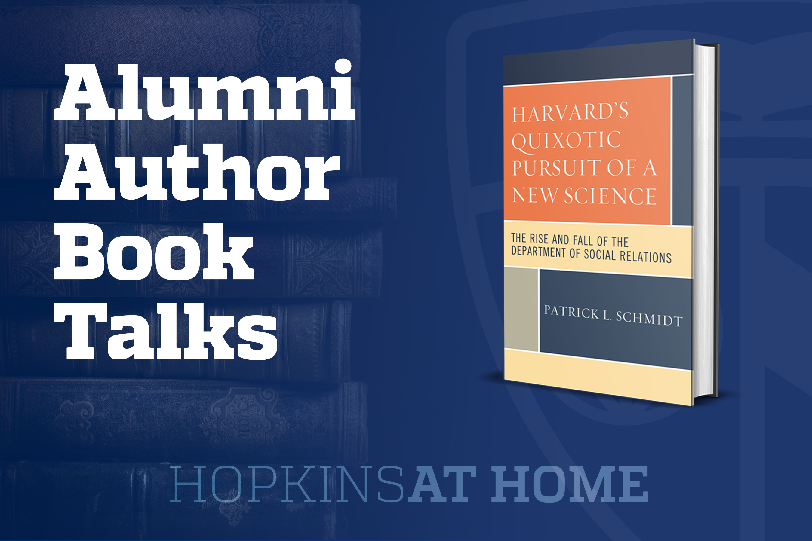 Patrick Schmidt Alumni Book Talk