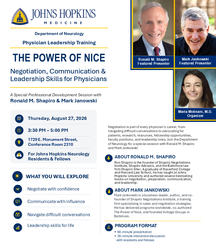 Leadership Skills for Physicians - Negotiation & Communication