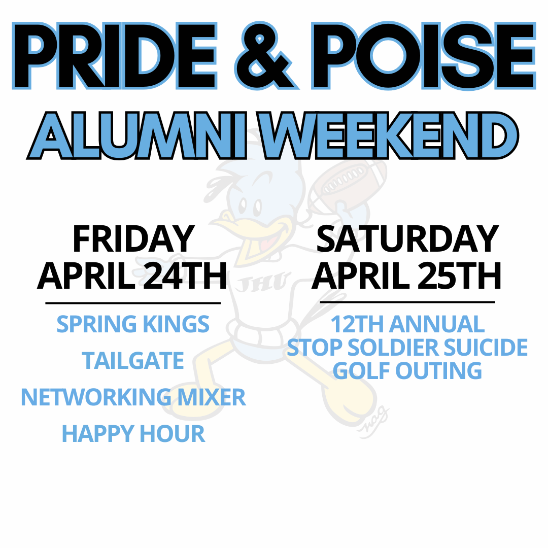 Pride & Poise Alumni Weekend Header Image