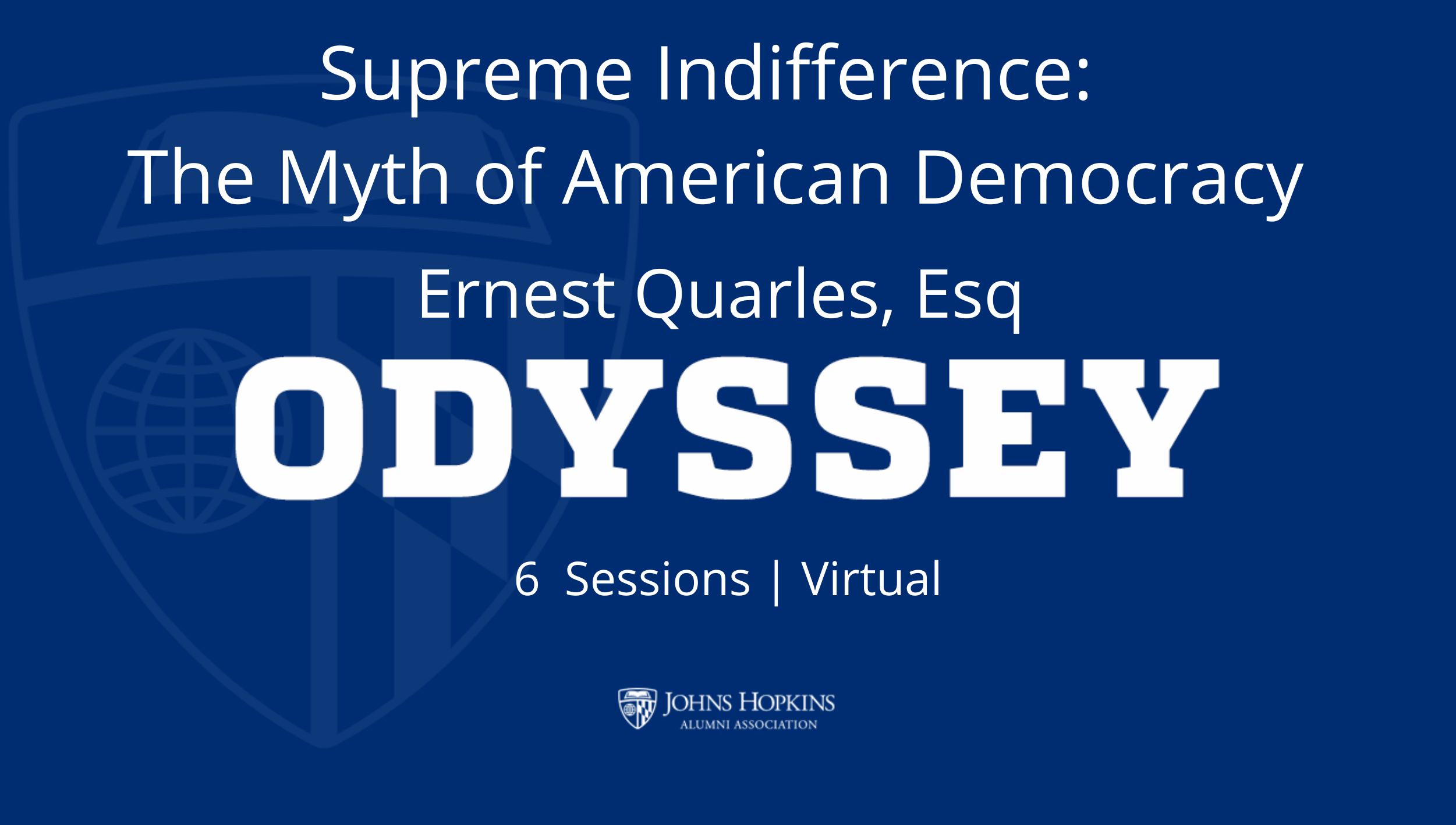 *New Start Date* 11/2/21-Supreme Indifference: The Myth of American Democracy 