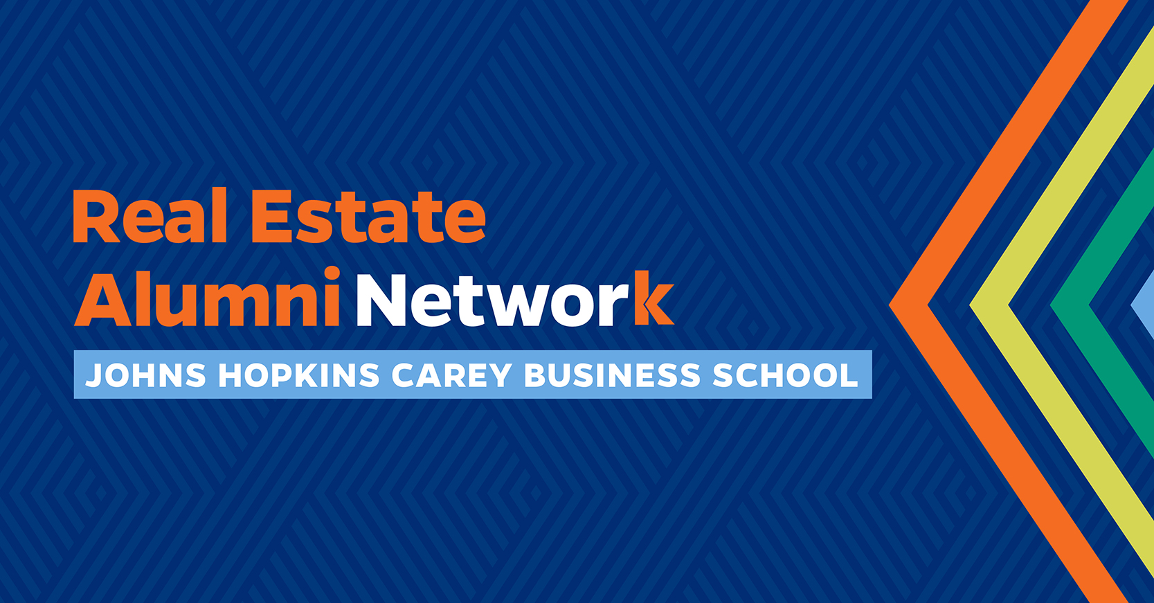 Carey Business School Real Estate Alumni Network Reception Header Image