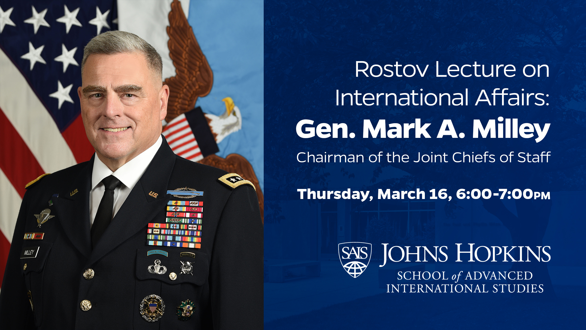 Rostov Lecture on International Affairs: Gen. Mark Milley