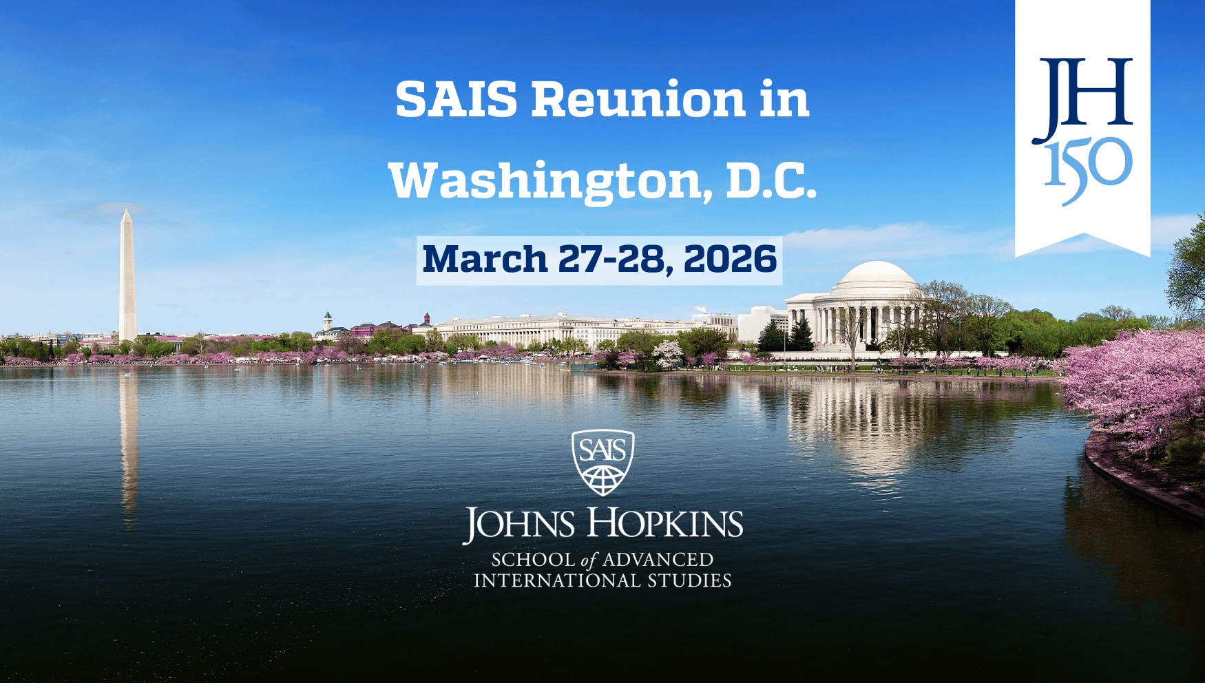 SAIS Reunion in Washington DC 2026 Header Image