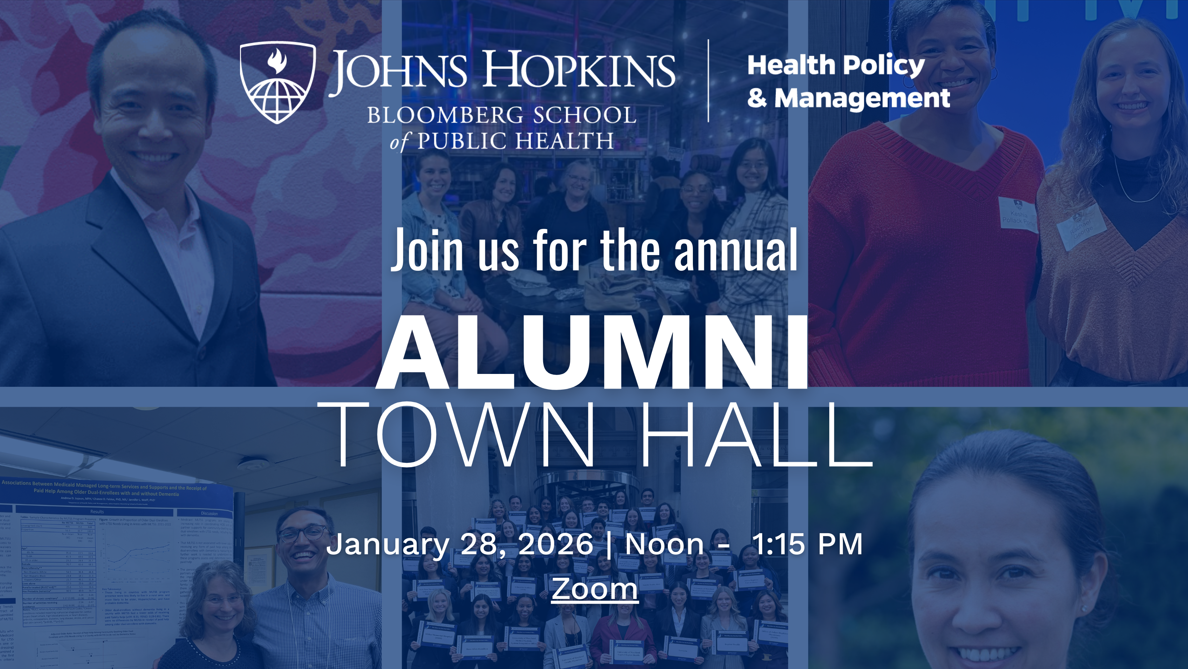 HPM Annual Alumni Town Hall Header Image