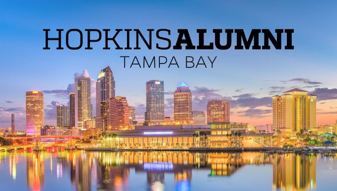 Tampa Bay skyline, Hopkins Alumni Tampa Bay