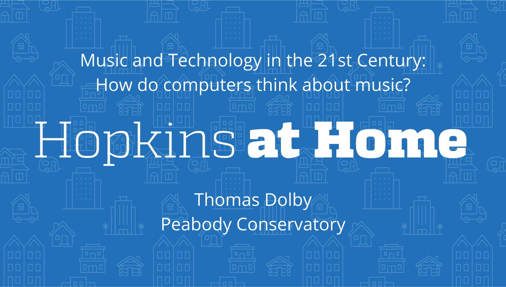 Music and Technology in the 21st Century: How do computers think about music?