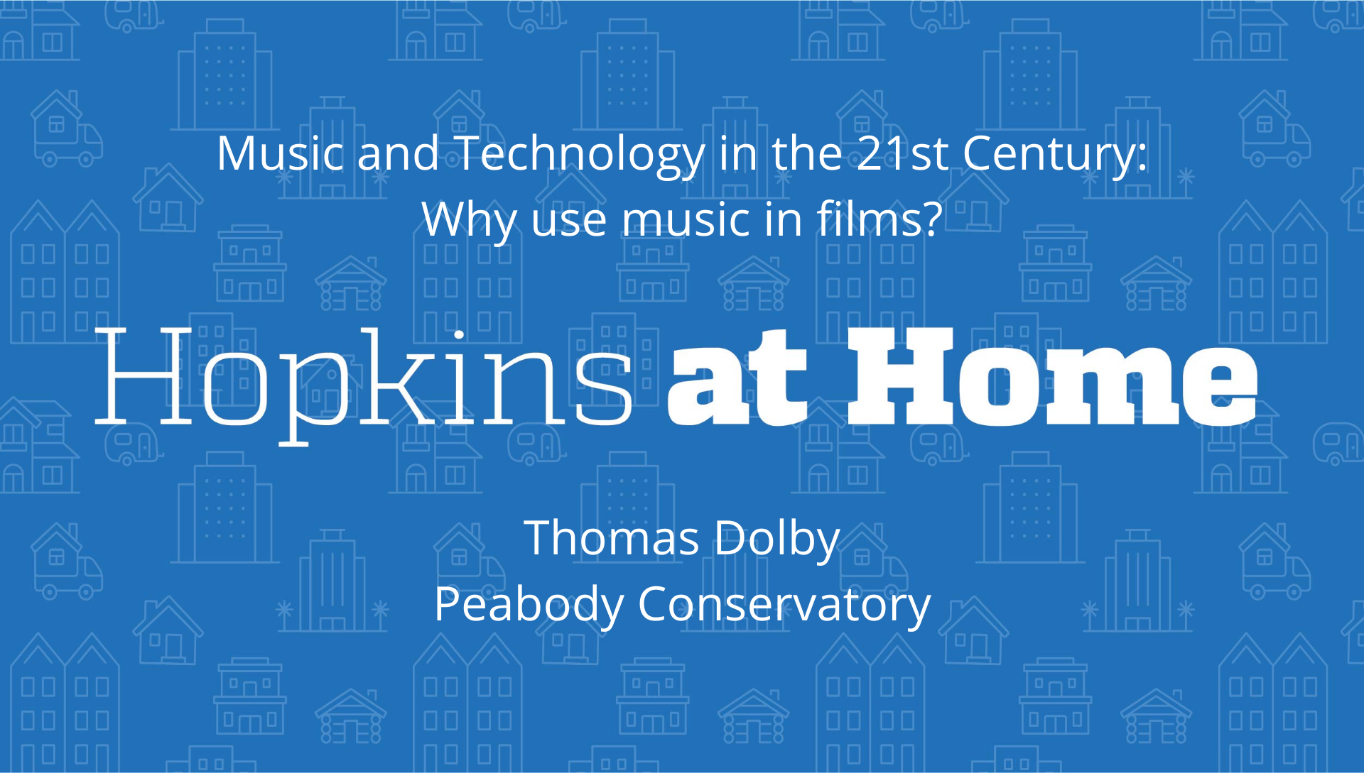Music and Technology in the 21st Century: Why use music in films?