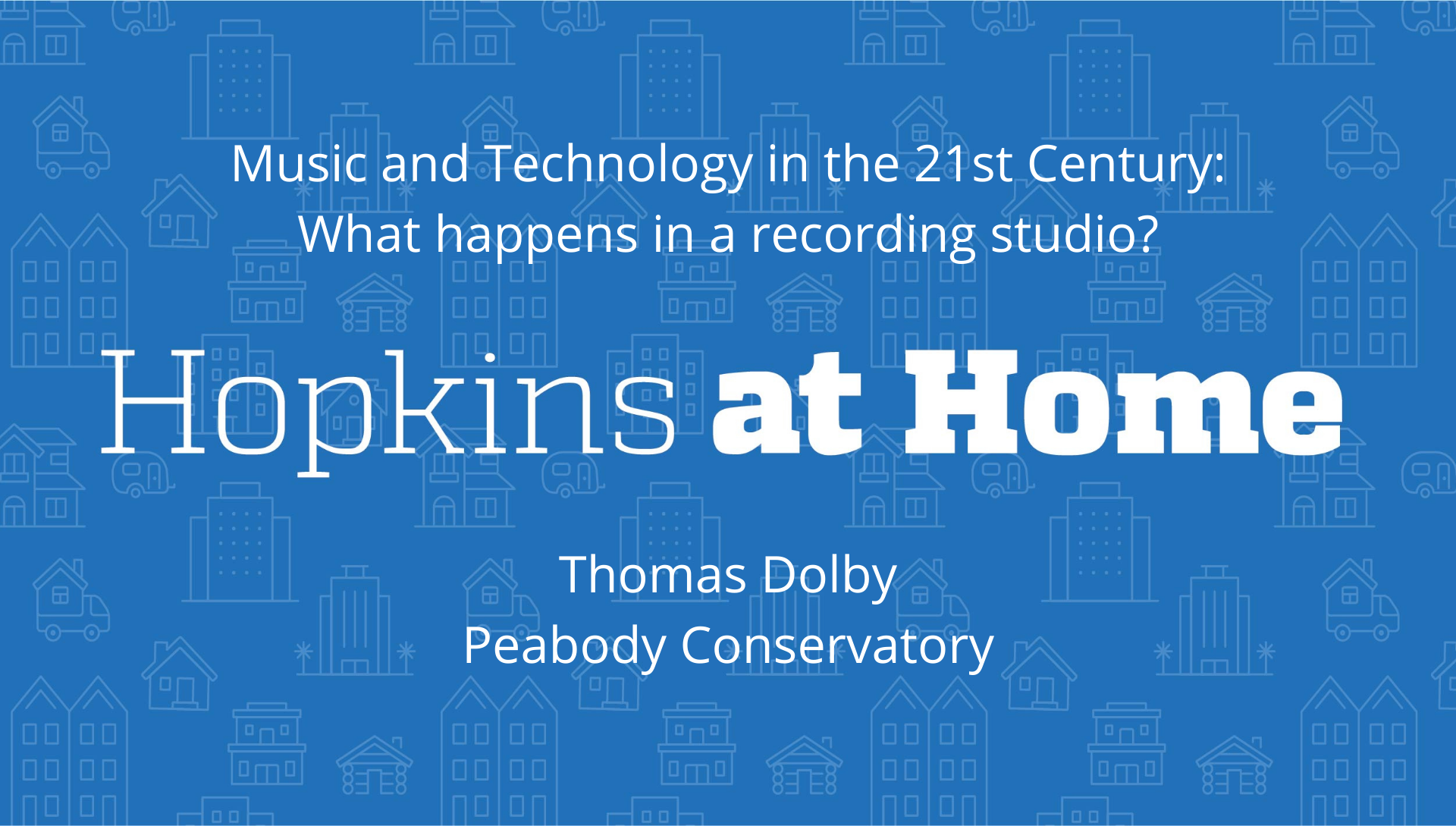 Music and Technology in the 21st Century: What happens in a recording studio?