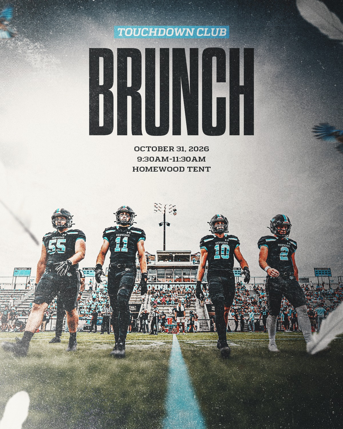 Football Touchdown Club Brunch Header Image