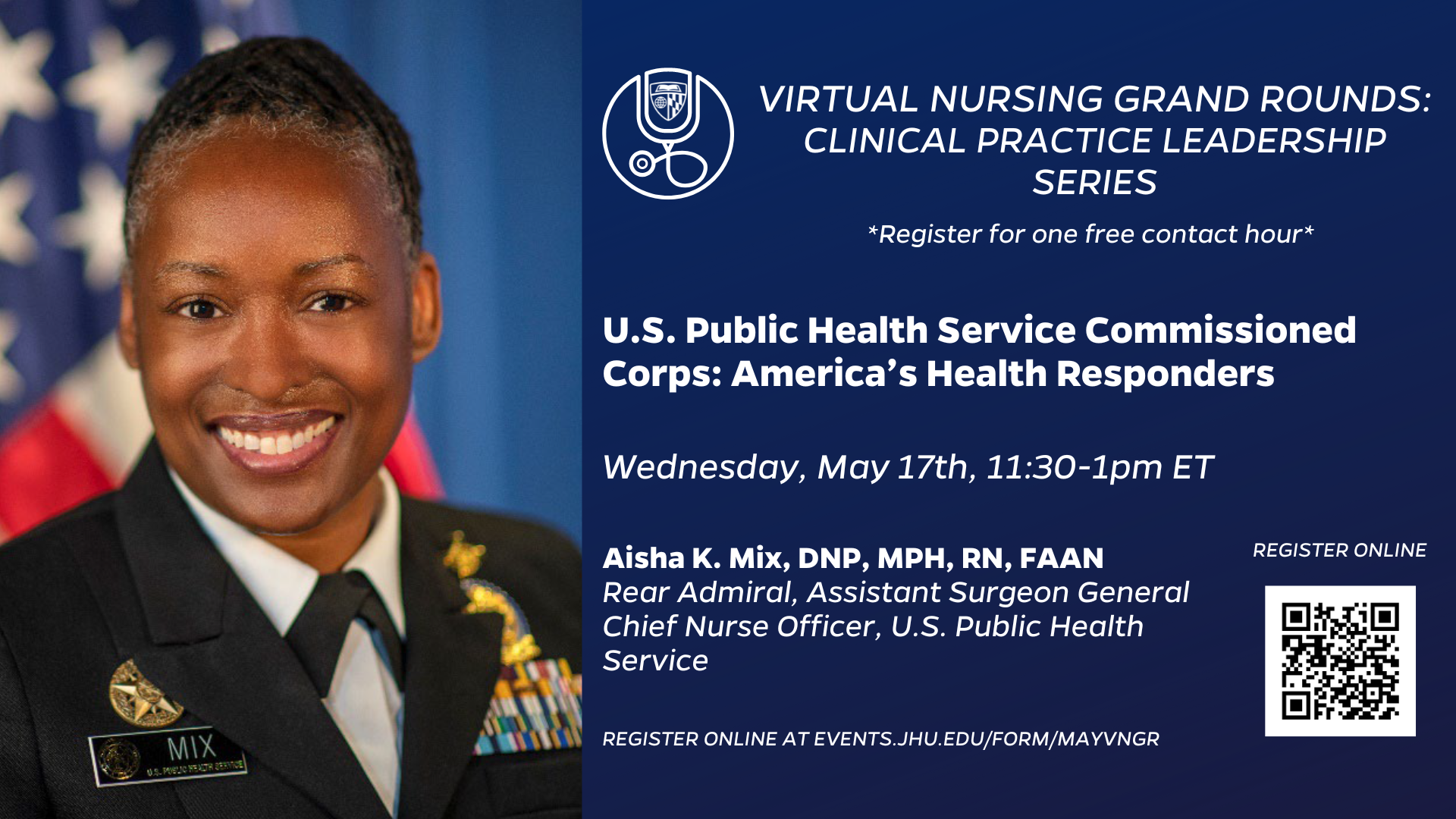JHSON Virtual Nursing Grand Rounds: U.S. Public Health Service Commissioned Corps: America’s Health Responders