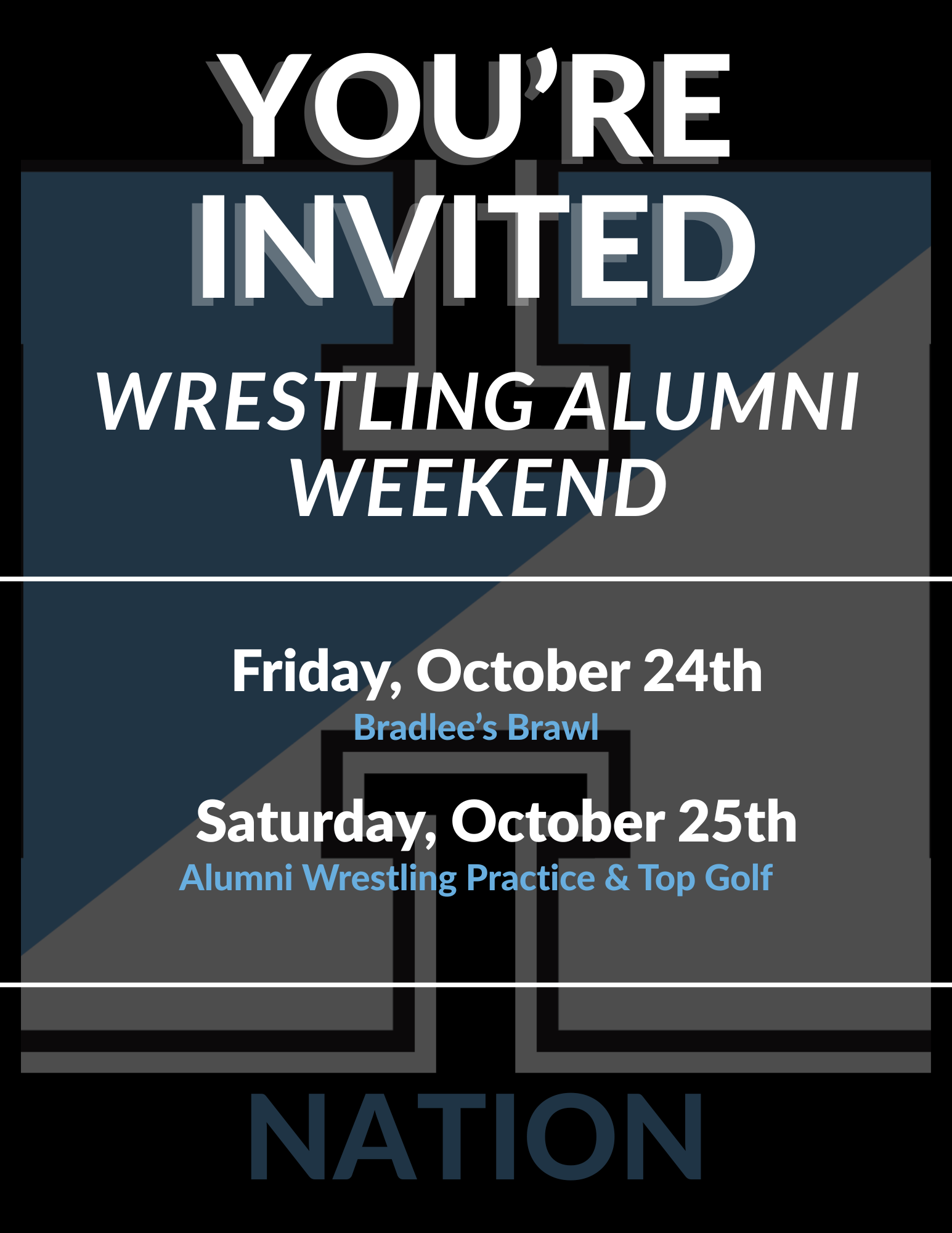 Wrestling Alumni Weekend Header Image