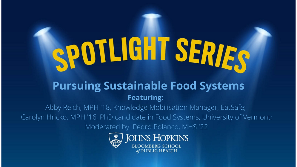 Pursuing Sustainable Food Systems
