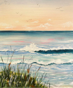 Ocean Scape Painting