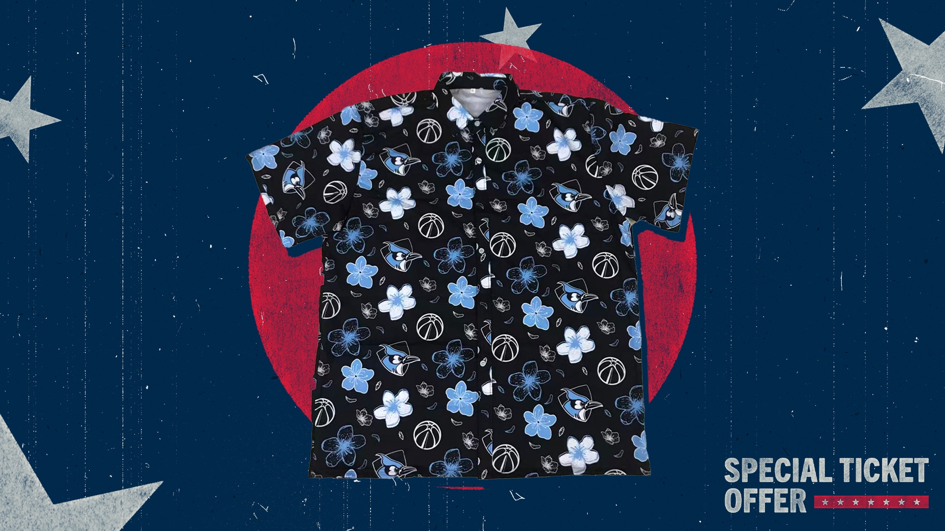 Hopkins branded Hawaiian shirt giveaway